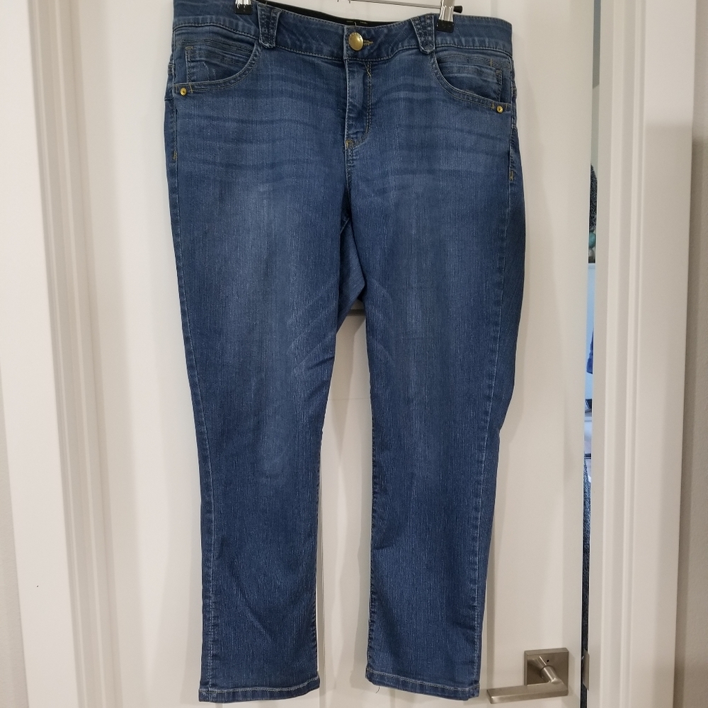 Democracy "Ab" Solution ankle jean capris